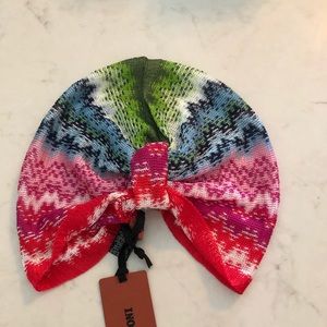MISSONI zigzag colorful Turban NWT